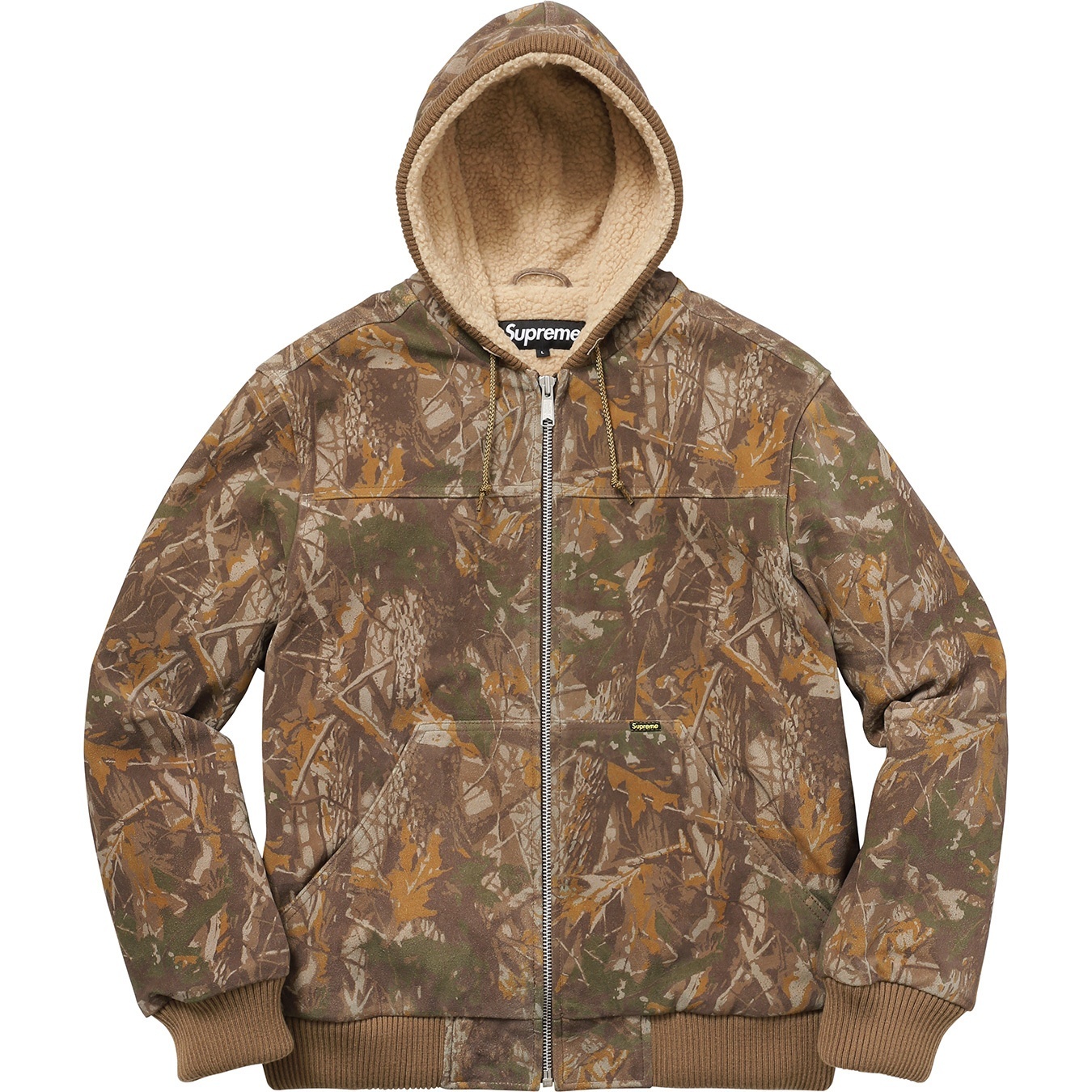 Hooded Suede Work Jacket view 4